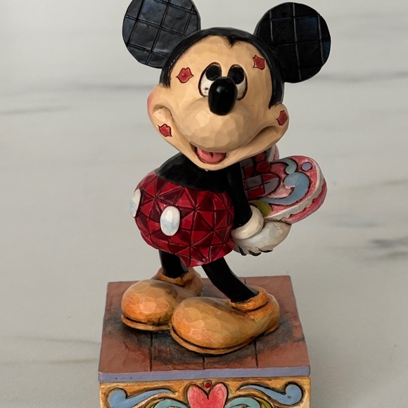 DISNEY Jim Shore MICKEY MOUSE "Love Struck" Showcase Collection Figurine 4031477 - Picture 1 of 8